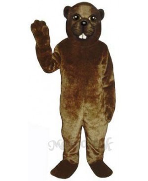 Lumberjack Beaver Mascot Costume