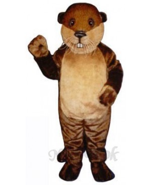 Benny Beaver Mascot Costume