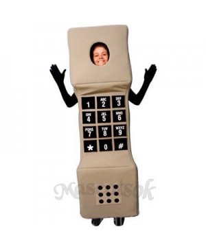 Open Face Phone Mascot Costume