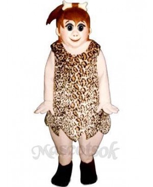 Cave Girl Mascot Costume