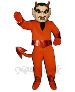 Red Devil Mascot Costume