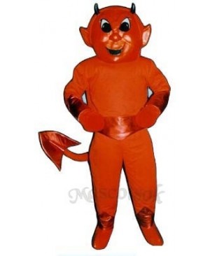 Cute Red Devil Mascot Costume