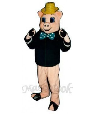 Wood Pig Mascot Costume