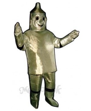 Tin Man with Hat Mascot Costume