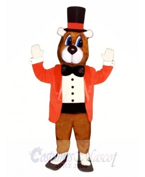 Cute Dancing Bear Mascot Costume