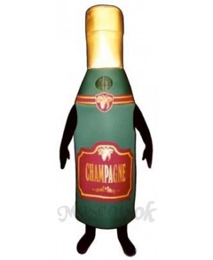 Champagne Bottle Mascot Costume