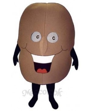 Coffee Bean Mascot Costume