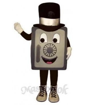 Safe with Top Hat Mascot Costume