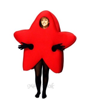 Red Star Mascot Costume