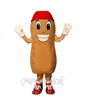 Home Run Peanut with Hat & Shoes Mascot Costume