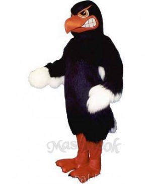 Cute Fighting Hawk Mascot Costume