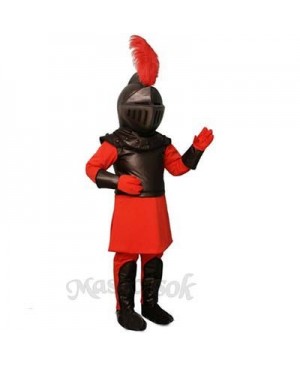 Red Knight Mascot Costume