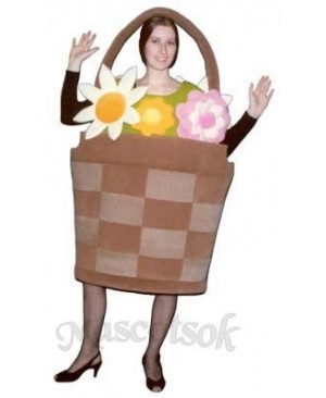 Basket of Flowers Mascot Costume