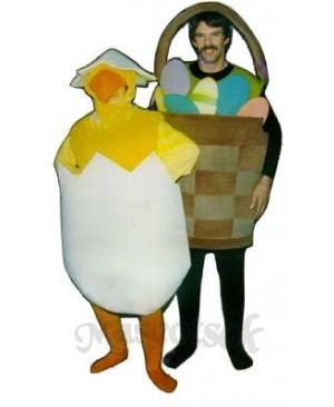 Basket of Eggs Mascot Costume