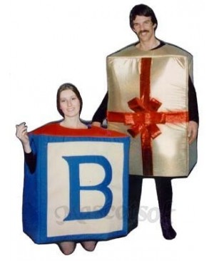 Alphabet Block Mascot Costume