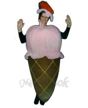 Ice Cream Cone Mascot Costume