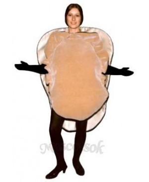 Oyster on Half Shell Mascot Costume