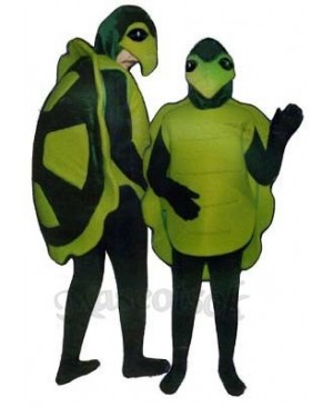 One Turtle Mascot Costume