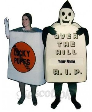 No Smoke Cigarettes Mascot Costume