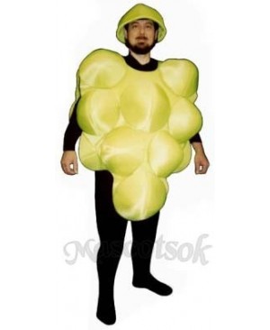 Green Grapes Mascot Costume