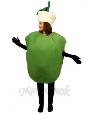 Green Apple Mascot Costume