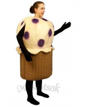 Blueberry Muffin Mascot Costume