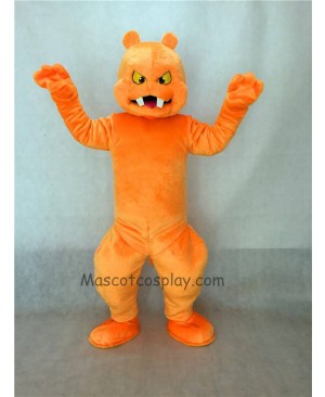 High Quality Orange Slimy Monster Mascot Costume