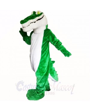 Green Crocodile Lightweight Mascot Costumes Adult