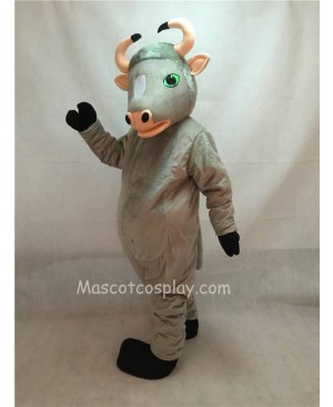 High Quality Adult Friendly Grey Buffalo Mascot Costume