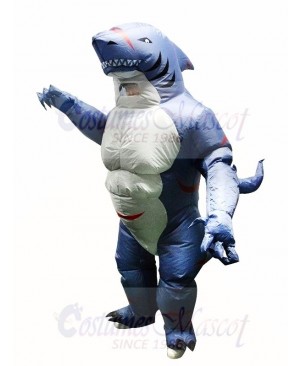 Muscular Monster Shark Inflatable Costume