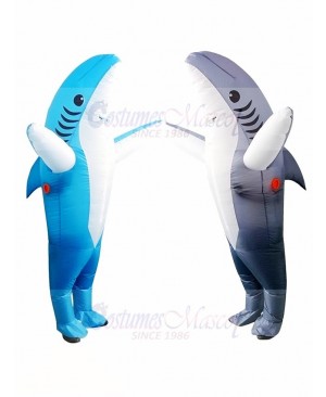 Shark Inflatable Halloween Xmas Blow Up Costumes for Adults