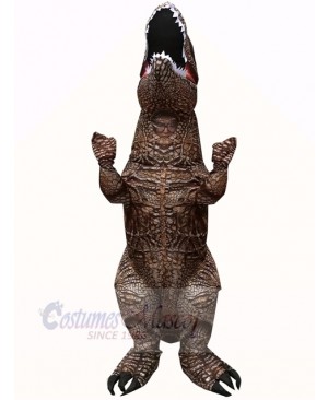 Dark Brown Tyrannosaurus T-Rex Dinosaur Inflatable Costume Halloween Xmas for Adult