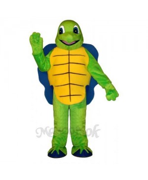 Blue Shell Turtle Mascot Costume