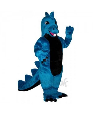 Blue Dino Mascot Costume