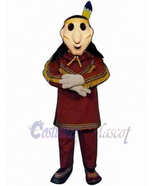 Indian The Brave Mascot Costume