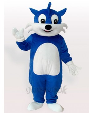 Blue Cat Adult Mascot Costume