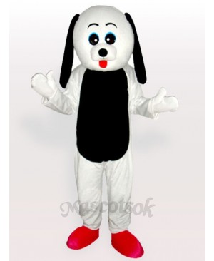 Black Belly Dog Adult Mascot Costume