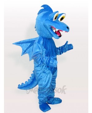 Blue Stegosaurus Adult Mascot Funny Costume