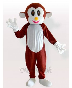 Bouncing Monkey Brown Adult Mascot Costume