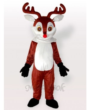 Little Reindeer Brown Sika Adult Mascot Costume