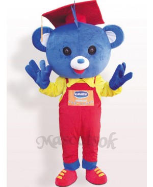 Doctor Bear Plush Adult Mascot Costume