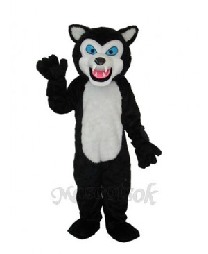 Black Wolf Adult Mascot Costume