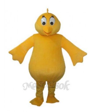 Big Belly Yellow Chicken Adult Mascot Costume