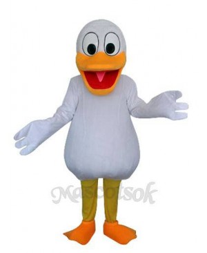 White Duck Mascot Adult Costume