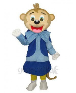 Smart Monkey Adult Mascot Costume