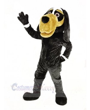 Cool Black Dog Mascot Costume Animal