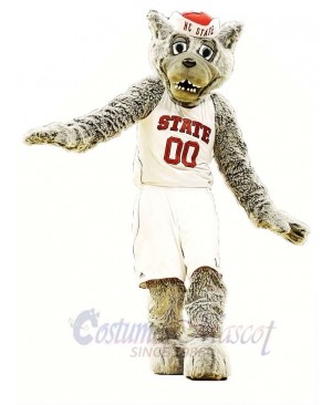 Sport Grey Wolf Mascot Costume 