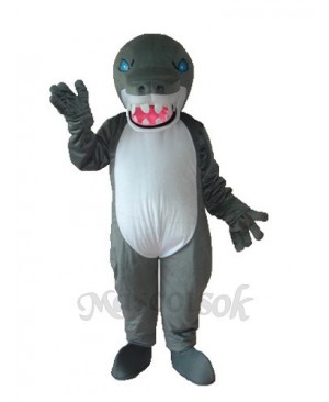 Grey Shark Mascot Adult Costume