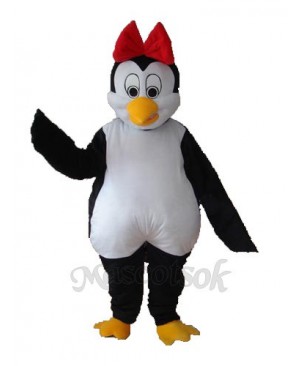 Flower Penguin Mascot Adult Costume