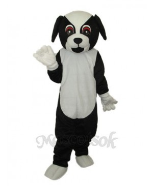 Black Dog Mascot Adult Costume